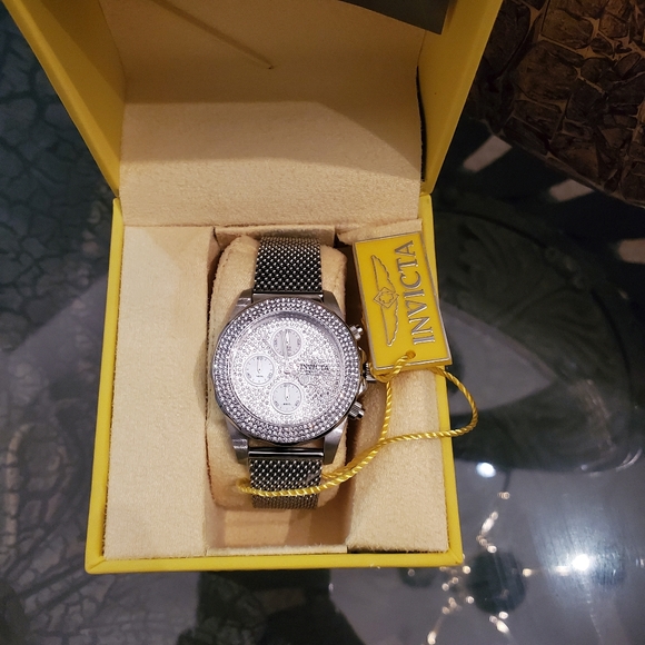 Invicta Wizard Ice Quartz Chronograph Crystal - Picture 2 of 8